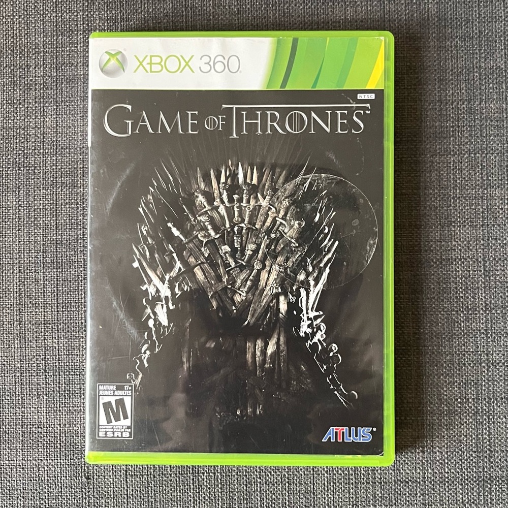 Game Of Thrones Xbox 360 Game Complete